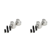 GrillPro 25960 Chrome Look Replacement Control Knobs Will Fit Large D Shaped Valve Stems (Pack of 2) - Grill Parts America