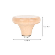 BESPORTBLE 4Pcs Wooden Lid Knobs Household Pot Lid Handles Convenient Pan Lid Knobs Lid Supply - Kitchen Parts America