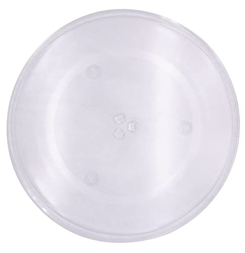 Meter Star 16.5inch(42cm) Microwave Glass Plate/Microwave Glass Turntable Plate Replacement for Panasonic Part Number A06014M00AP and F06014M00AP Dishwasher Safe Microwave Glass Plate - Grill Parts America