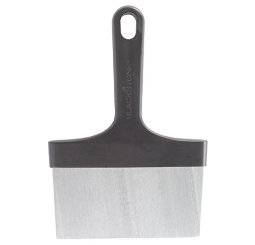 Blackstone 5061 Griddle Heavy Duty Flat Top BBQ Grill Cleaning – Stainless Steel Metal Construction with Long Handle – Multipurpose Kitchen Food Scraper & Chopper Accessories, Standard, Black - Grill Parts America