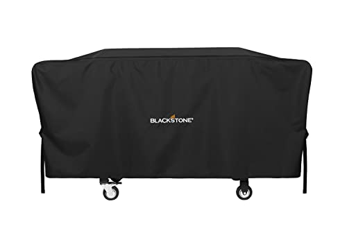 Blackstone 5484 Griddle Cover Updated Fits Cooking Station with Hood and Shelves Water Resistant, Weather Resistant, Heavy Duty 600D Polyester Flat Top Gas Grill Cover, Black 36" Black - Grill Parts America