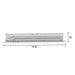 W10326469 Center Drawer Slide Rail By APPLIANCEMATES Compatible with Whirlpool Refrigerator Replace for 8208326 W10326469 12796401 67004514 AP6019603 - Grill Parts America