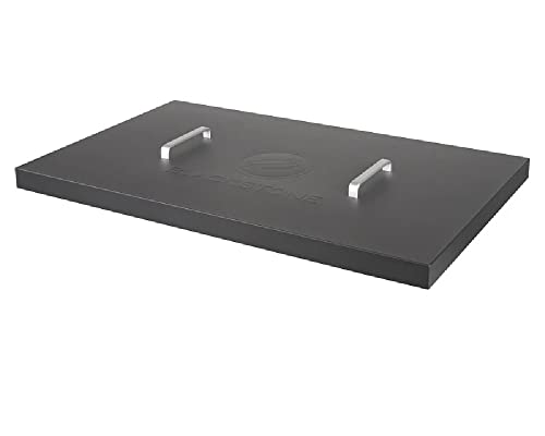 Blackstone 5004 Hard Top Lid with Handle-Outdoor Cover Powder Coated Steel Lightweight Durable Perfect Accessories to Protect Fits 36” Front or Rear Grease Griddle, 36 Inch, Black - Grill Parts America