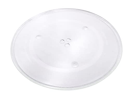 Small 9.6 / 24.5cm Microwave Glass Plate / Microwave Glass Turntable Plate Replacement - for