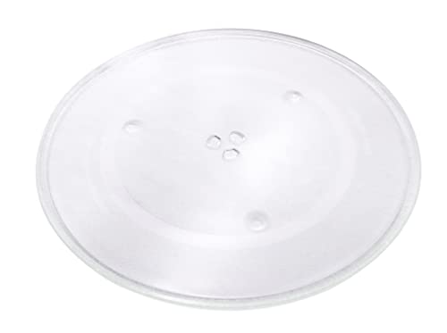 Meter Star 16.5inch(42cm) Microwave Glass Plate/Microwave Glass Turntable Plate Replacement for Panasonic Part Number A06014M00AP and F06014M00AP Dishwasher Safe Microwave Glass Plate - Grill Parts America