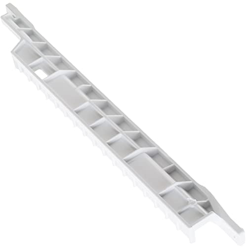 WR72X21684 Right Drawer Slide Rail - Compatible GE Refrigerator Parts - Replaces AP5986502 3527786 PS11726971 - It Is Approximately 14 Inches Long & 2 Inches Wide - Made of Durable White Plastic - Grill Parts America