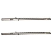 UpStart Components 2-Pack BBQ Gas Grill Tube Burner Replacement Parts for Charbroil 463344116 - Compatible Barbeque Stainless Steel Pipe Burners - Grill Parts America