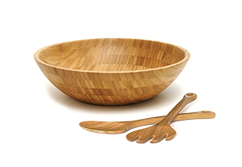 Lipper International Bamboo Salad Bowls - Thumbnail 5
