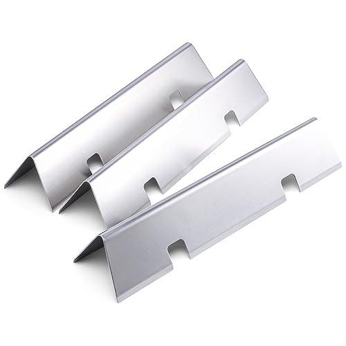 Uniflasy 15.3" Flavorizer Bars for Weber Spirit GS4 I & II 200 Series,Spirit II & I E210 S210 E220 S220 Gas Grills,Stainless Steel Heat Plate Replacement Parts,Weber GS4 Grill Parts,7635,67045 - Grill Parts America