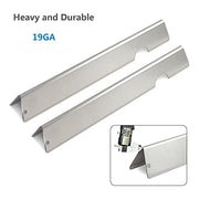 Zemibi Grill Flavorizer Bars Replacement for Weber 66030, 66033, Weber Genesis II LX 400 Series Gas Grill, Weber Genesis II SE-410 Grill Parts and Genesis II E-410 LP, 7 PC Stainless Steel Heat Plate - Grill Parts America