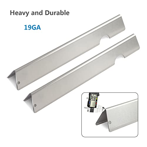 Zemibi Grill Flavorizer Bars Replacement for Weber 66030, 66033, Weber Genesis II LX 400 Series Gas Grill, Weber Genesis II SE-410 Grill Parts and Genesis II E-410 LP, 7 PC Stainless Steel Heat Plate - Grill Parts America