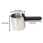 Mian 4 Cup Universal Stainless Steel Espresso Coffee Replacement Carafe - Kitchen Parts America