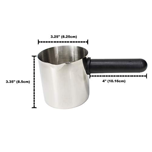 Mian 4 Cup Universal Stainless Steel Espresso Coffee Replacement Carafe - Kitchen Parts America