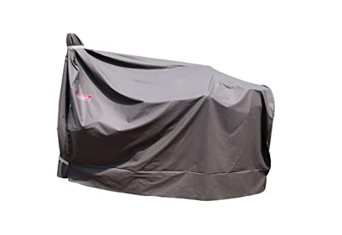 acoveritt Heavy Duty Charcoal Grill Offset Smoker Cover, Outdoor Smokestack BBQ Cover, Special Fade and UV Resistant Material, Fits Brinkmann Trailmaster, Char-Broil, Dyna-Glo and More Brown - Grill Parts America