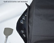 Mini Lustrous Built-in Grill Cover Compatible with Blaze 32 Inch 4-Burner Gas Grill, Water-Resistant Island BBQ Grill Top Cover, Black - Grill Parts America