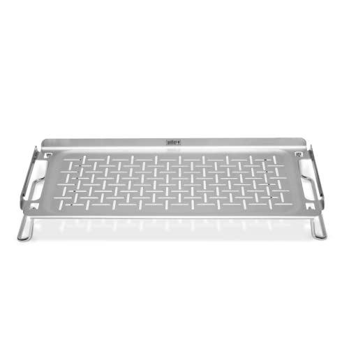 Weber 6784 Griddle Warming Rack, Silver - Grill Parts America