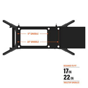 Blackstone Universal Griddle Stand with Adjustable Leg and Side Shelf - Made to fit 17” or 22” Propane Table Top – Perfect Take Along Grill Accessories for Outdoor Cooking Camping (Black) - Grill Parts America