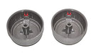 Weber 67028 Set of 2 Main Burner Control Knobs Spirit II 200 Series Grills, Model Years 2017 and Newer. - Grill Parts America