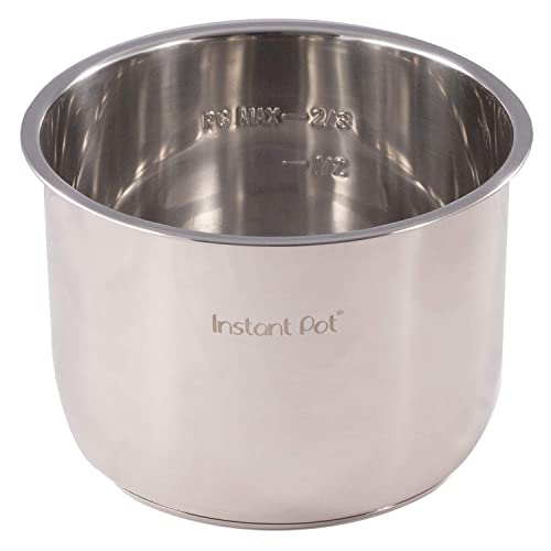 Instant Pot IP-POT-SS304-60 Genuine Stainless Steel Inner Cooking Pot - 6 Quart - Kitchen Parts America