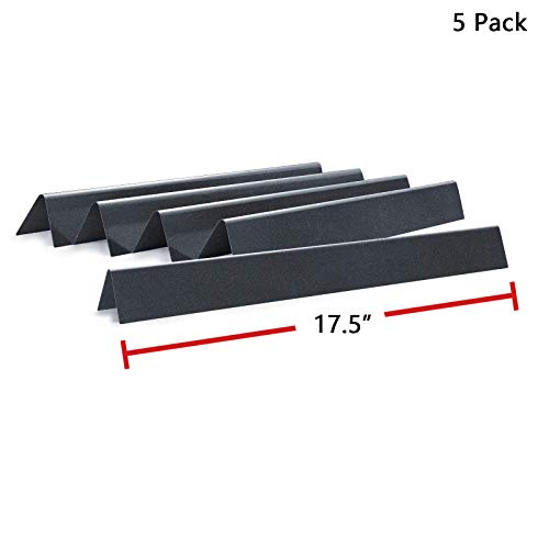 Hongso 17.5" Porcelain Steel Flavorizer Bars Heat Plates Replacement for Weber Genesis 300 Series E-310 E-320 E-330 EP-310 EP-320 EP-330 S-310 S-330 Gas Grill (2011-2016 With Front Control Knobs) 7621 - Grill Parts America