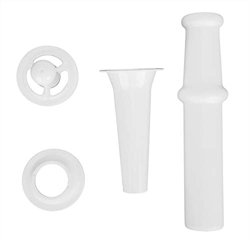 Food Grinder Attachment for Kitchen Aid Stand Mixers with Universal Food Pusher + Sausage Filler Nozzle + Kubbe Attachment for Size 5 Meat Grinder - Kitchen Parts America