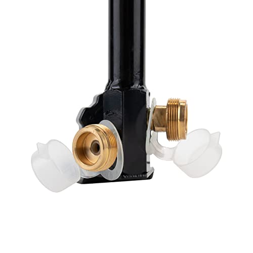 Camco 51096 Propane Distribution Post with Storage Bag, Black - Grill Parts America