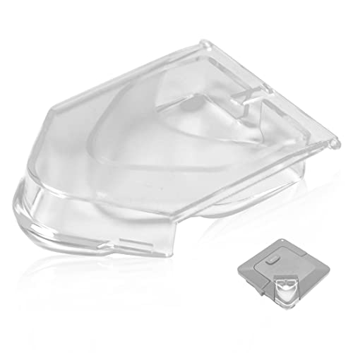 Pour Spout Cover Replacement Compatible with Ninja Blender Lid 72 oz Pitchers, Replacement Lid Flap Spout Cover for Nin-ja Blender Square Pitcher Top, Clear, Polycarbonate, NJ600 BL610 BL740 BL700 - Grill Parts America