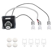 GasSaf Igniter Kit Replacement for Weber 7628 Genesis 300 Series Grill, Genesis 310 320 Gas Grill (2011 and Newer) (Front Mounted Control Panel) - Grill Parts America