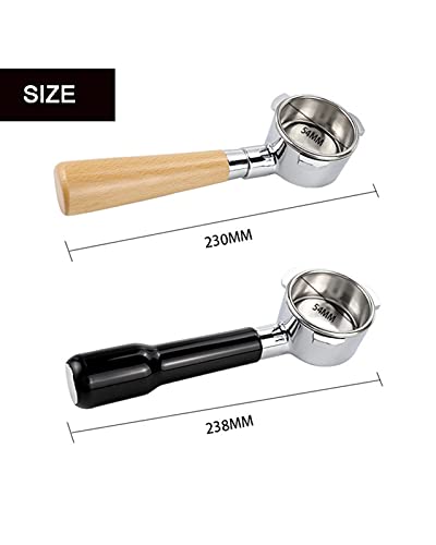 Espresso Machine Bottomless Portafilter54Mm Coffee Bottomless Portafilter Fit for Breville 870/878/880 Filter Basket Replacement Espresso Machine Accessories (Color : E) - Kitchen Parts America