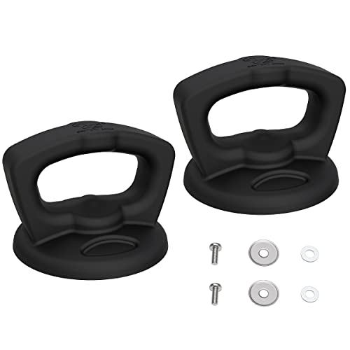 Silicone Universal Pot Lid Replacement Knobs Pan Lid Holding Handles Anti-scald Cookware Cover for Kitchen Glass Lid 2 Pack Black - Kitchen Parts America