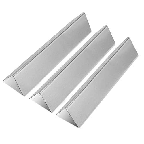 Burly grill Replacement for Weber Spirit Grill Parts Weber Spirit I & II 200 Series, Spirit E210, S210, E220, S220, 7635 15.3”304 Stainless Steel Heat Shields Plate Flavor Bars, 3 Pack - Grill Parts America