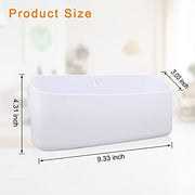 Picowe Magnetic Laundry Storage, Lint Holder Bin for Laundry Room, Space-Saving Trash Container Hanging on Dryer, Washer or Wall Mount Trash Bin (Gray White) - Grill Parts America