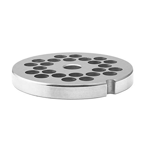 #12 Stainless Steel Meat Grinder Plate Discs Blades for FGA Food Chopper and Hobart, LEM, Cabelas, Weston, MTN Meat Grinders,Cutting Disks Heavy Duty - Kitchen Parts America