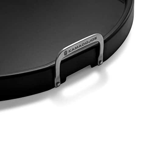 Kamado Joe KJ15094522 Karbon Steel Griddle for Classic Joe Grills, Black - Grill Parts America