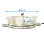 DA31-00287B DC12V Refrigerator Evaporator Fan Motor for Samsung Refrigerator Freezer Fan Motor Replacement Part Replaces DA96-00968A DA31-00334A PS9494284 3954921 AP5948644 - Grill Parts America