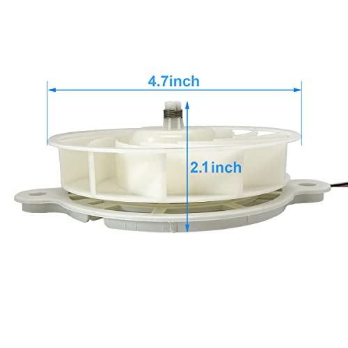 DA31-00287B DC12V Refrigerator Evaporator Fan Motor for Samsung Refrigerator Freezer Fan Motor Replacement Part Replaces DA96-00968A DA31-00334A PS9494284 3954921 AP5948644 - Grill Parts America