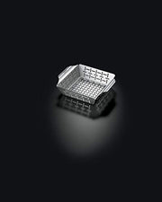 Weber Small Stainless Steel Vegetable Basket,Silver - Grill Parts America