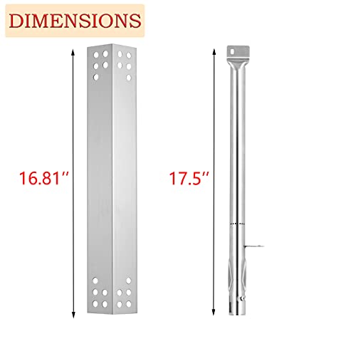 GR2210601-MM-00 Flame Tamer Burner Replacement Parts for Members Mark Grill Parts 614714 16261 Member's Mark 5 Burner GR2210601-MM-00 Sam’ s Club Heat Plates Shield Grill Burner Crossover Tube kit - Grill Parts America