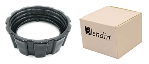 Blendin Replacement Bottom Base Ring Plastic Cap, Compatible with Hamilton Beach 990035900, HB908, 909, 919 Blenders (Black) - Kitchen Parts America