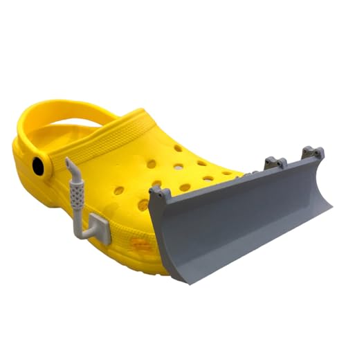 3DAwesome Croc Snow Plow and Exhaust Pipe Charm - Fun, Unique, and Secure - Easy to use and Install (1 Pair) - Grill Parts America
