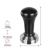 51mm Espresso Tamper, SANTOW Barista Coffee Tamper with Flat Stainless Steel Base – Professional Espresso Hand Tamper - Kitchen Parts America