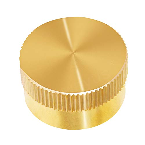 Joywayus 4Pcs Solid Brass Refill Propane Bottle Cap Universal for All 1 LB Gas Tank Cylinder Sealed Protect Cap - Grill Parts America