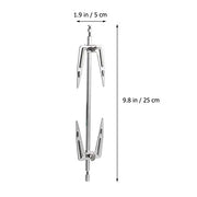DOITOOL Stainles Steel Air Fryer Fork, Air Fryer Accessories Replacement Parts, Roast Chicken Fork Fish Meat Grilling Fork for BBQ Home Kitchen Outdoor, 9.8"L x 1.9"W - Grill Parts America