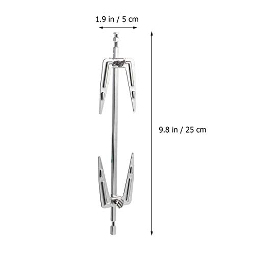 DOITOOL Stainles Steel Air Fryer Fork, Air Fryer Accessories Replacement Parts, Roast Chicken Fork Fish Meat Grilling Fork for BBQ Home Kitchen Outdoor, 9.8"L x 1.9"W - Grill Parts America