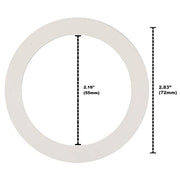 Univen 2.5" (64mm) Espresso Filter and Gasket Seals Compatible with Bialetti 6 Cup Aluminum Espresso Makers - Grill Parts America