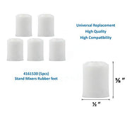 UPGRADED Lifetime Appliance 5 x Rubber Feet Compatible with KitchenAid Mixer - 4161530, 9709707 - Kitchen Parts America
