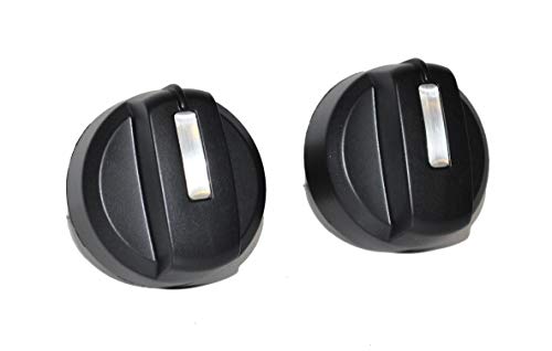 Weber 91332 2PK Control Knobs for Spirit E-210 LP (2009-2012) with Side Mounted Controls. - Grill Parts America