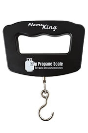 Flame King Propane Tank Digital Scale for 5LB, 10LB, 20LB, 30LB, 40 LB Propane Tanks, (Black) - Grill Parts America