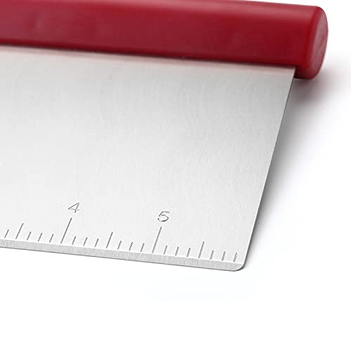 Spring Chef - Bench Scraper, Stainless Steel Nut, Pie, Pastry, Pizza a ...