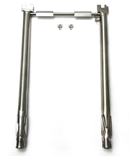 Direct Store Parts DA120 18" Stainless Steel Grill Burners for Weber 69785, for Weber Spirit I & II 200 Series Spirit E-210 E-220 Spirit S-210, S-220 Gas Grills with Up Front Control Tube Pipe - Grill Parts America